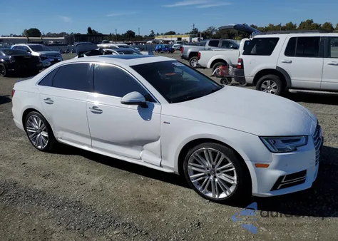 2017 Audi A4 Premium Plus z USA, uszkodzony, nr VIN WAUENAF4XHA171347